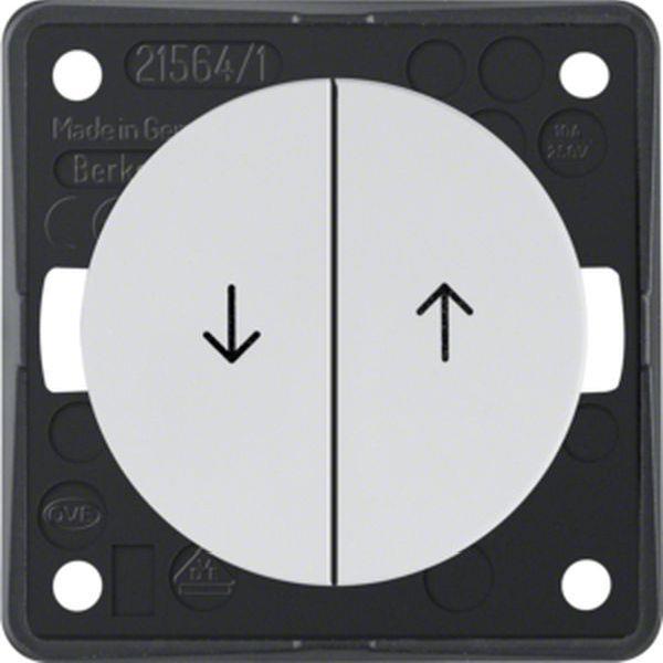 Berker Jal.-Serient., Aufdr. Pf., Flow/Pure, pw