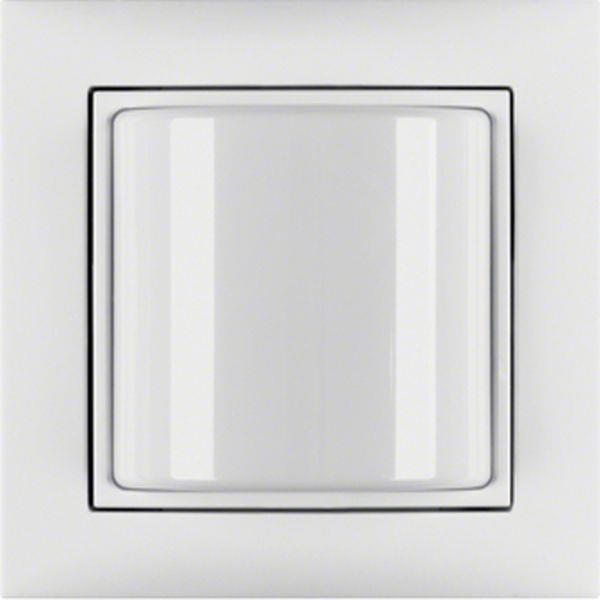 Berker Lichtsignal mit Rahmen S.1 polarweiß glä