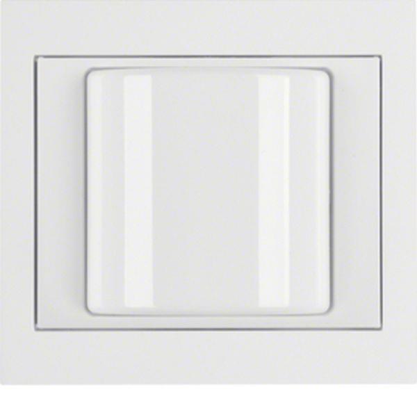 Berker Lichtsignal mit Rahmen K.1 polarweiß glä