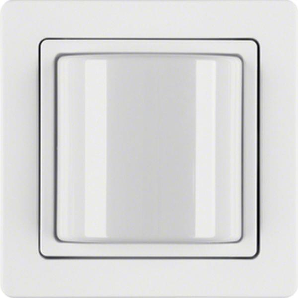 Berker Lichtsignal mit Rahmen Q.1 polarweiß sam