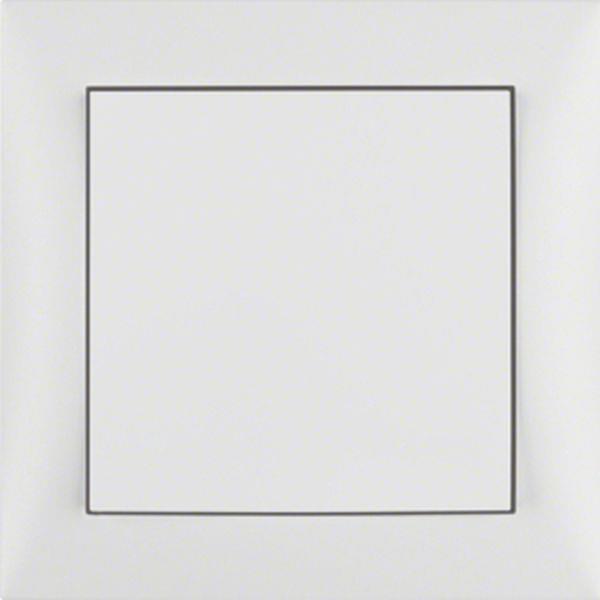 Berker Netzteil mit Rahmen S.1 polarweiß matt