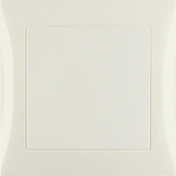 Berker Netzteil mit Rahmen S.1 weiß glänzend