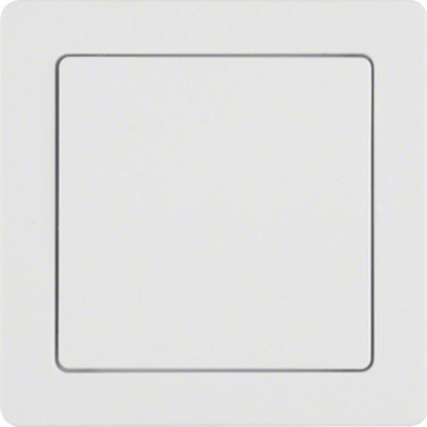 Berker Netzteil mit Rahmen Q.1 polarweiß samt