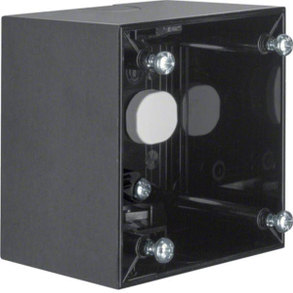 Berker Aufbau-Gehäuse 1f hoch ITG Flow/Pure sw