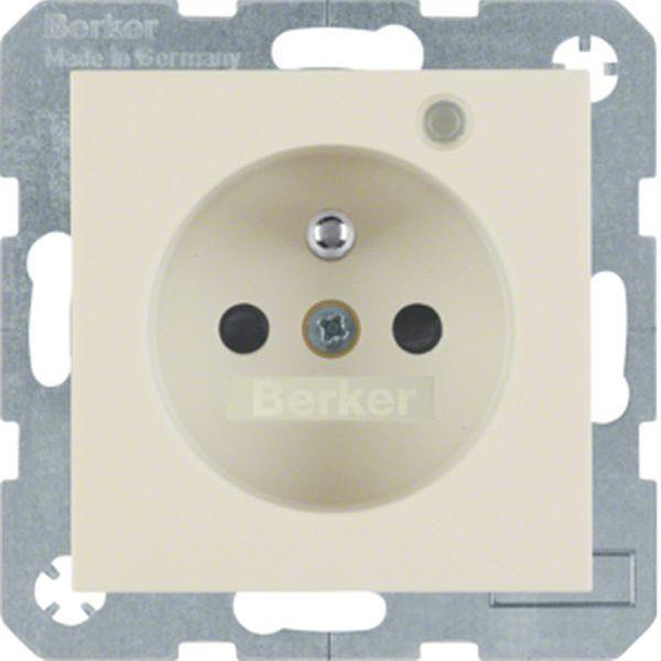 Berker Steckd. m SK-Stift LED erh. BS S.1/B.x w