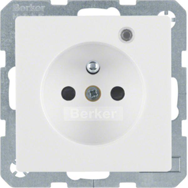 Berker Steckdose m SK-Stift LED Q.x pw
