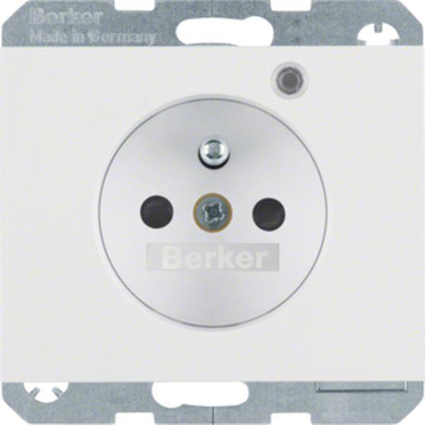Berker Steckdose m SK-Stift LED K.1 pw