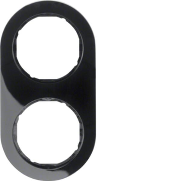 Berker Rahmen 2fach Rd R.Classic schw