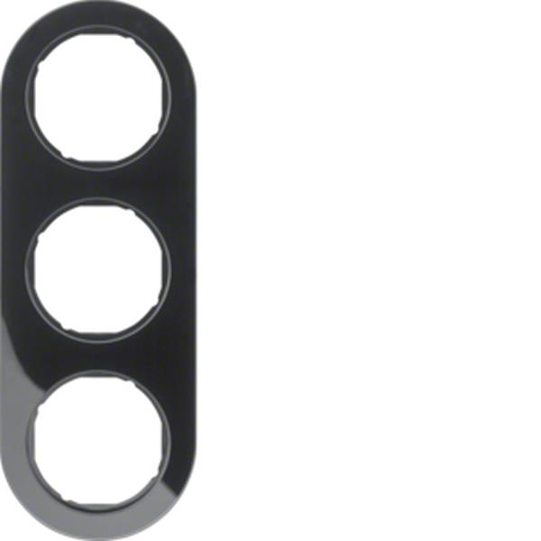 Berker Rahmen 3fach R.Classic schw