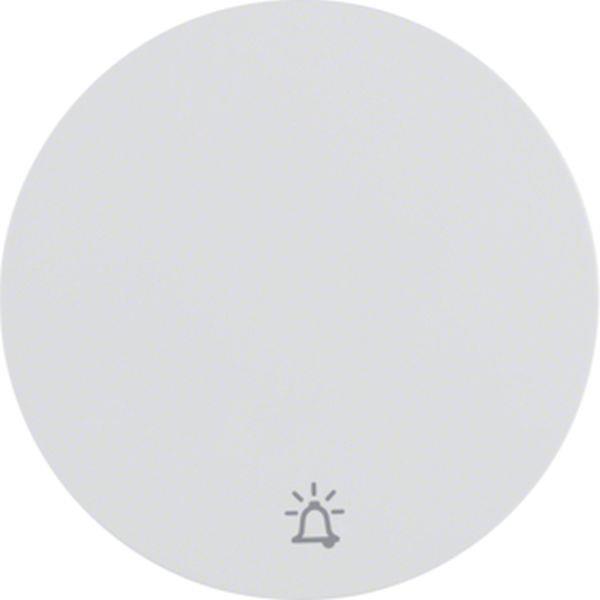 Berker Wippe mit Aufdr Symbol Klingel R.1/R3 pw