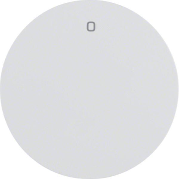 Berker Wippe m Aufdruck 0 R.1/R.3 polarweiß