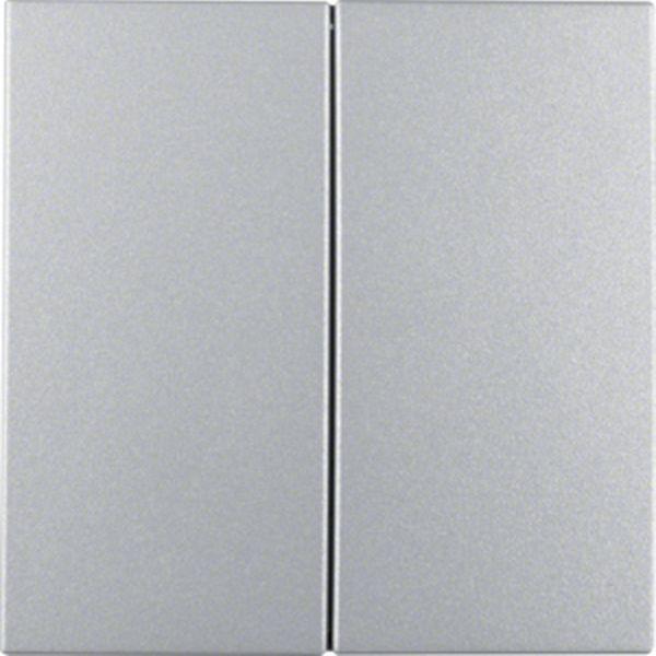 Berker Taste 2fach S.1/B.3/B.7 alu matt