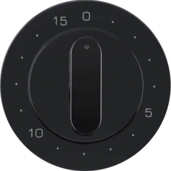 Berker Zentralstück m Knopf f me ZSU R.1/R.3 sw