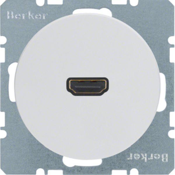 Berker HDMI Steckdose m 90° Stcka. R.1/R.3 pw