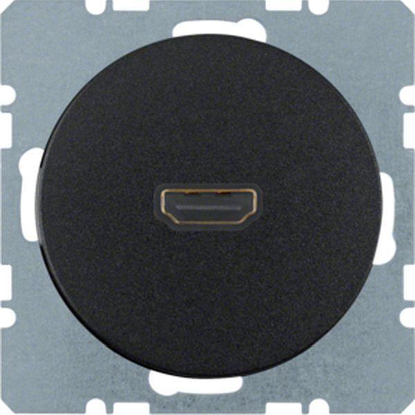 Berker HDMI Steckdose m 90° Stcka. R.1/R.3 sw