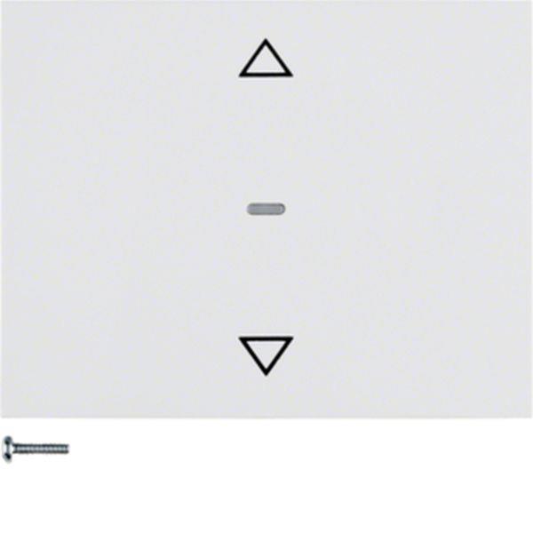 Berker Jalousie-Taste K.1 polarweiß glänzend