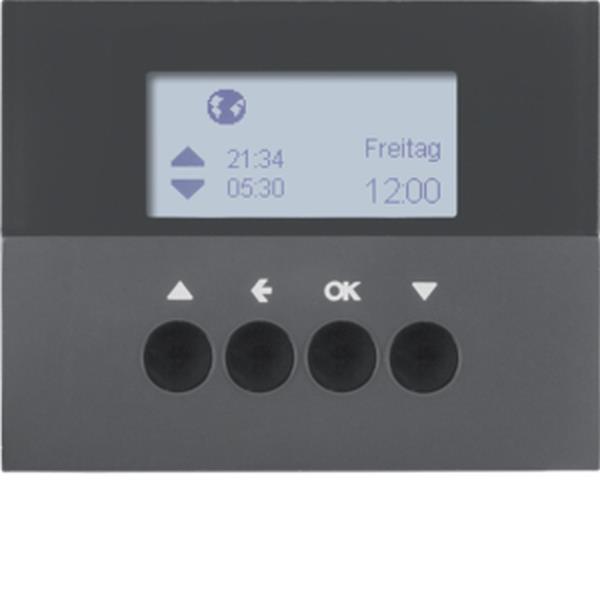 Berker Jalousie-Schaltuhr K.1 anthrazit matt Berker Jalousie-Schaltuhr K.1 anthrazit matt