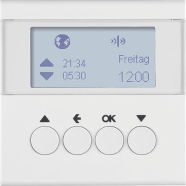 Berker KNX-Funk Jalou-Uhr quickl S.1/B.3/B.7 pw Berker KNX-Funk Jalou-Uhr quickl S.1/B.3/B.7 pw