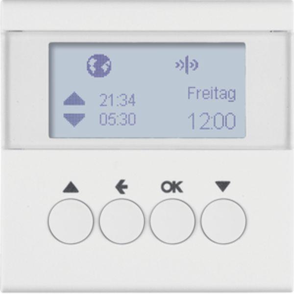 Berker KNX-Funk Jalou-Uhr quickl S.1/B.3/B.7 pw Berker KNX-Funk Jalou-Uhr quickl S.1/B.3/B.7 pw
