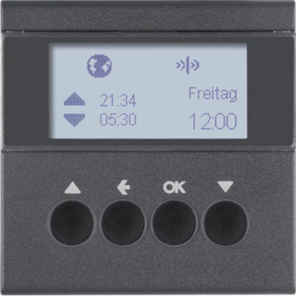 Berker KNX-Funk Jalou-Uhr quickl S.1/B3/7 anth Berker KNX-Funk Jalou-Uhr quickl S.1/B3/7 anth