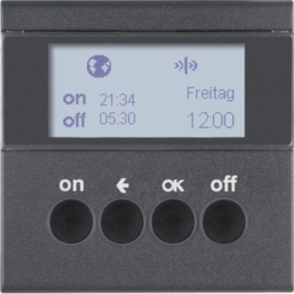 Berker KNX-Funk Zeitsch.uhr quickl S1/B3/7 anth Berker KNX-Funk Zeitsch.uhr quickl S1/B3/7 anth