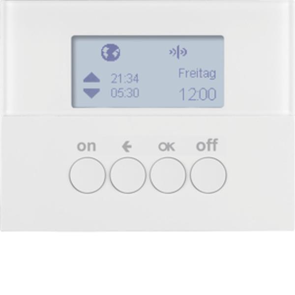 Berker KNX-Funk Zeitsch.uhr quickl K.1 pw Berker KNX-Funk Zeitsch.uhr quickl K.1 pw