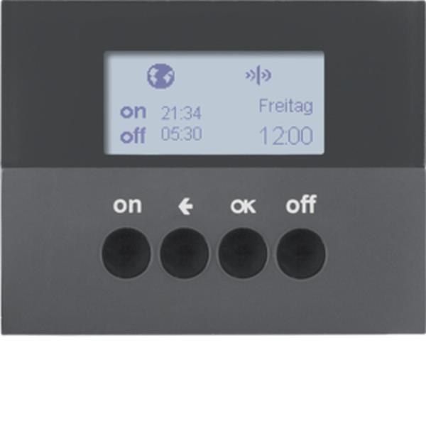 Berker KNX-Funk Zeitsch.uhr quickl K.1 anthr Berker KNX-Funk Zeitsch.uhr quickl K.1 anthr