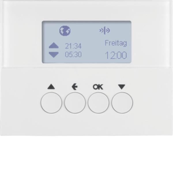 Berker KNX-Funk Jalou-Uhr quickl K.1 pw Berker KNX-Funk Jalou-Uhr quickl K.1 pw
