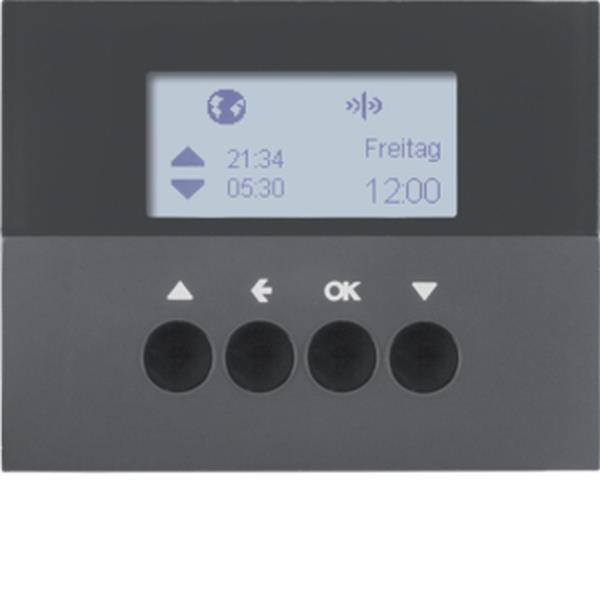 Berker KNX-Funk Jalou-Uhr quickl K.1 anth Berker KNX-Funk Jalou-Uhr quickl K.1 anth