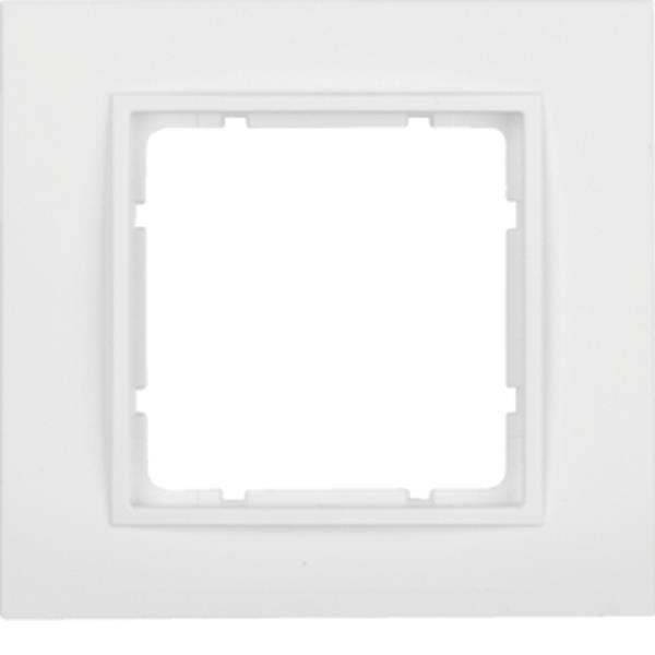 Berker Rahmen 1fach B.7 polarweiß matt Berker Rahmen 1fach B.7 polarweiß matt