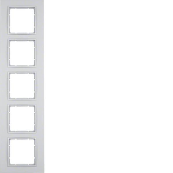 Berker Rahmen 5fach B.7 alu matt Berker Rahmen 5fach B.7 alu matt