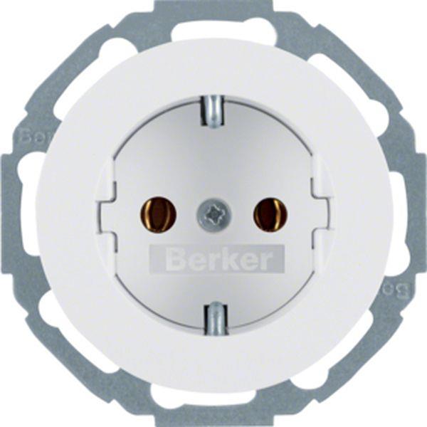 Berker Steckdose SCHUKO erh BS R.Classic pw glä Berker Steckdose SCHUKO erh BS R.Classic pw glä