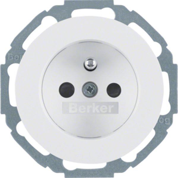 Berker Steckdose m SK-Stift erh BS R.Classic pw Berker Steckdose m SK-Stift erh BS R.Classic pw