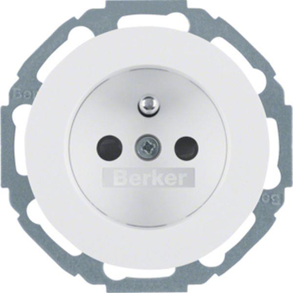 Berker Steckdose m SK-Stift erh BS R.Classic pw Berker Steckdose m SK-Stift erh BS R.Classic pw