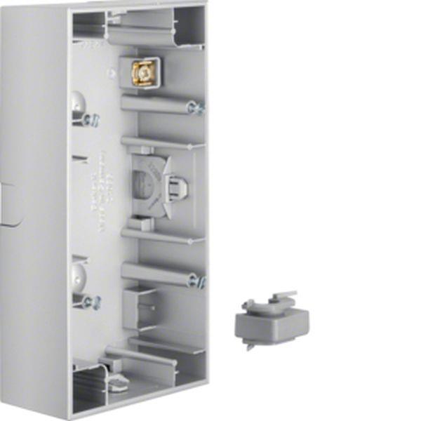 Berker Aufputz-Gehäuse 2fach K.5 Alu Berker Aufputz-Gehäuse 2fach K.5 Alu