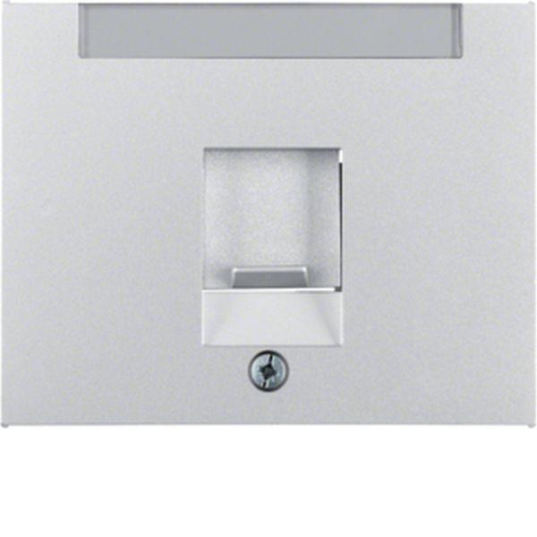 Berker Zentralstück m Staubs u BF K.5 Alu