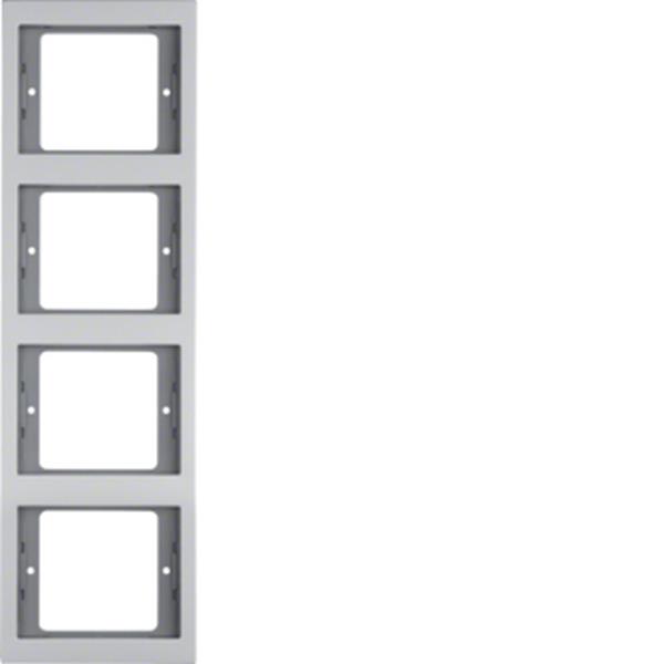 Berker Rahmen 4fach senk K.5 Alu