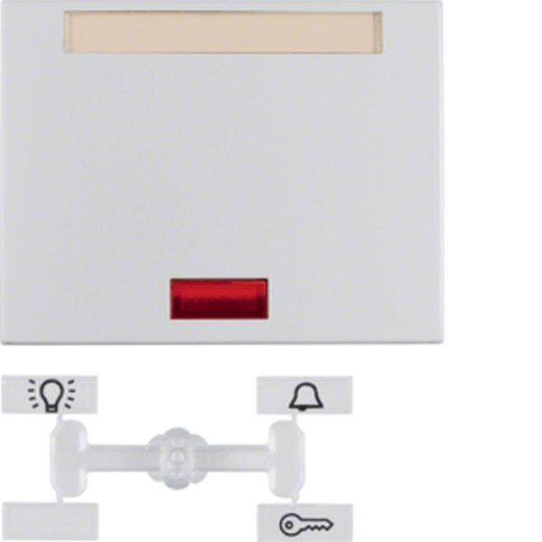 Berker Wippe m 5 beil. Linsen u BF K.5 Alu