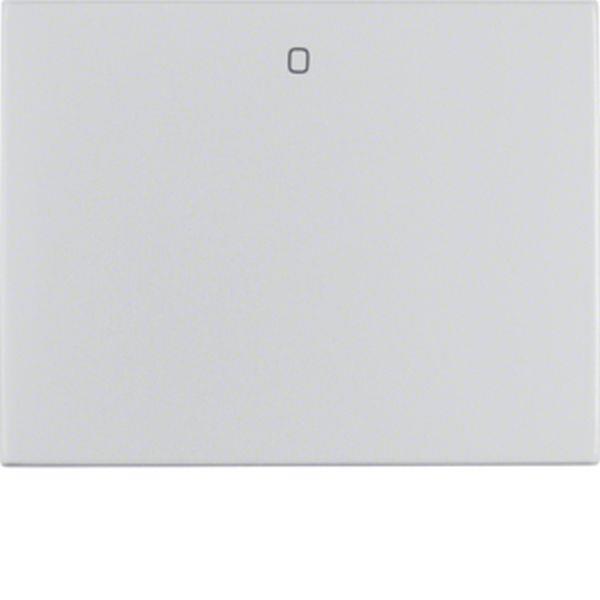 Berker Wippe m Aufdruck 0 K.5 Alu