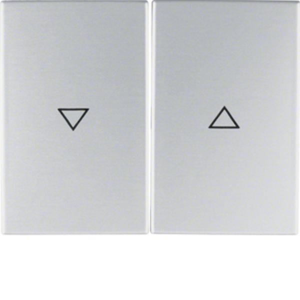 Berker Wippen m Aufdruck Pfeil K.5 Alu