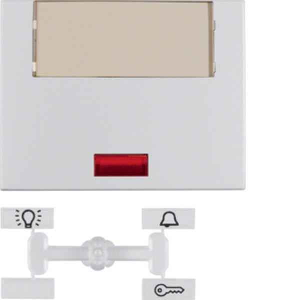 Berker Wippe mit 5 Linsen u BSF groß K.5 Alu