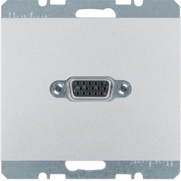 Berker VGA Steckdose Schraub-Liftkl K.5 Alu