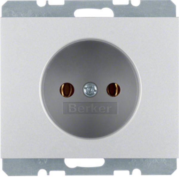Berker Steckdose ohne SK K.5 Alu