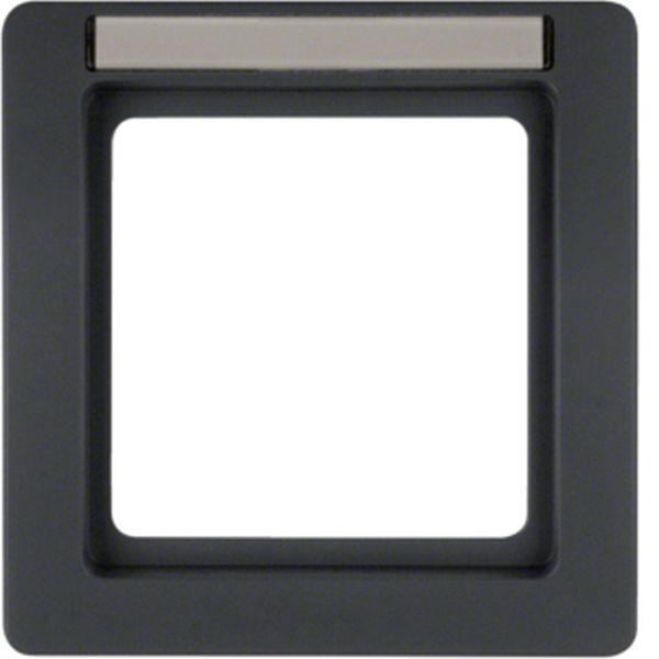 Berker Rahmen 1fach mit Beschriftungsfeld Q1 an