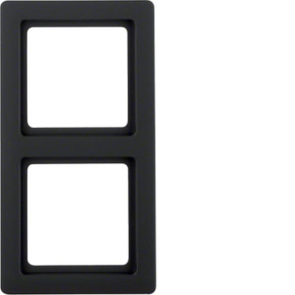 Berker Berker Rahmen 2-fach Serie Q.1 anthrazit, samt