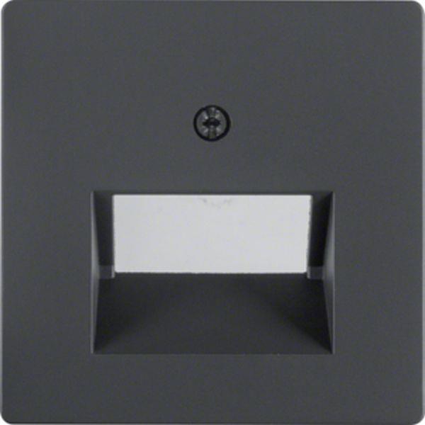 Berker Berker Zentralstück für UAE Steckdose 2-fach Serie Q.x anthrazit, samt