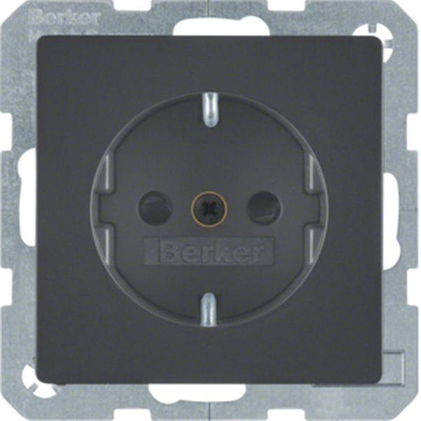 Berker Steckdose SCHUKO erh BS Q.x anthr