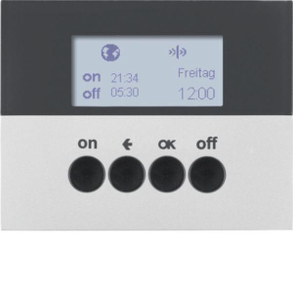 Berker KNX-Funk Zeitsch.uhr quickl K.5 alu Berker KNX-Funk Zeitsch.uhr quickl K.5 alu