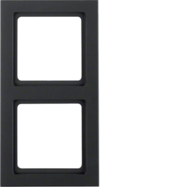 Berker Berker Rahmen 2-fach Serie Q.3 anthrazit, samt