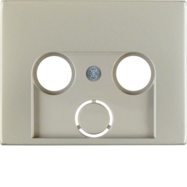 Berker Zentralstück für Ant. 2/3Loch K.5 Edelst